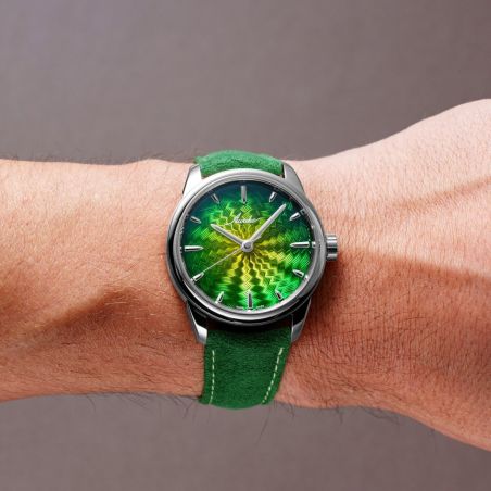 Montre Awake Sơn Mài Guilloché Main « Borealis » Limited Edition