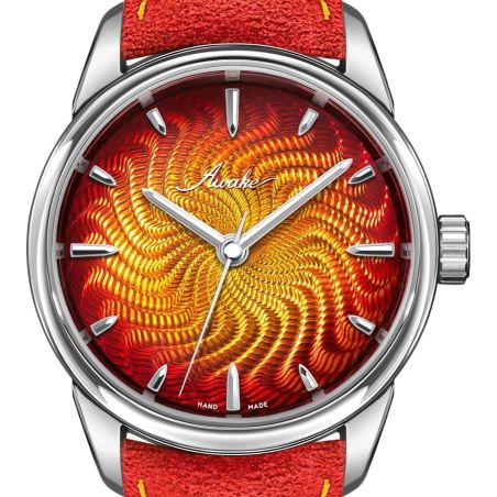 Montre Awake Sơn Mài Guilloché Main « Alba » Limited Edition