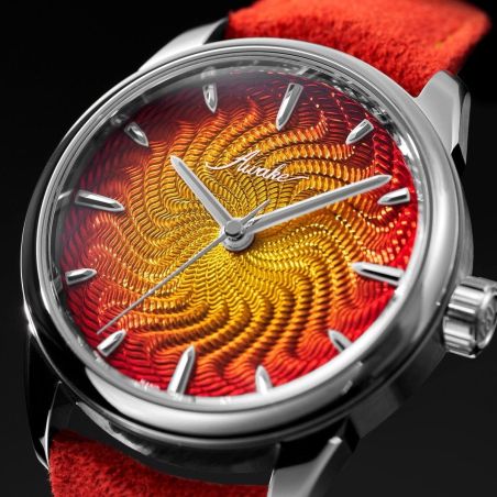 Montre Awake Sơn Mài Guilloché Main « Alba » Limited Edition