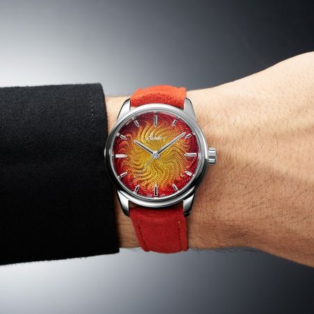 Montre Awake Sơn Mài Guilloché Main « Alba » Limited Edition