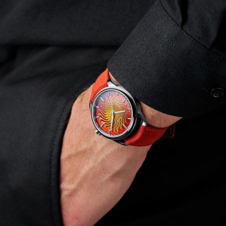 Montre Awake Sơn Mài Guilloché Main « Alba » Limited Edition