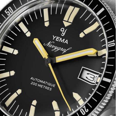 Montre Yema Navygraf Heritage Noir YNAV25