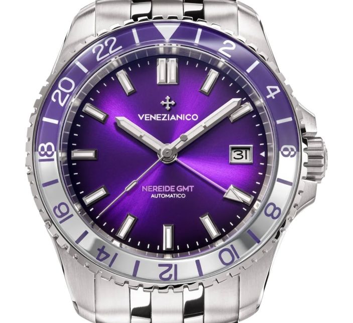 Montre Venezianico Nereide GMT 39 Purple 3521512S