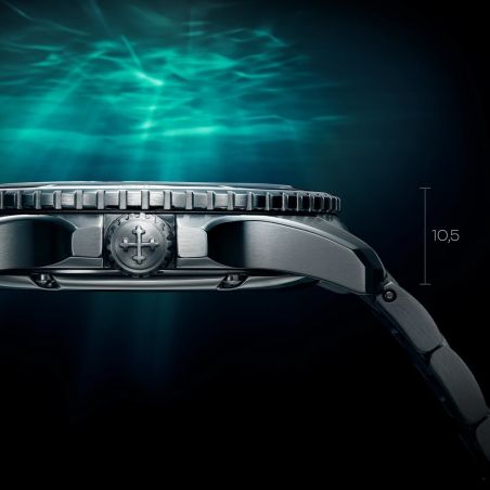Montre Venezianico Nereide Tungsteno 39 3121540C