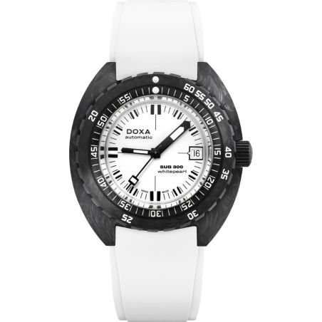Montre Doxa SUB 300 Carbon Whitepearl