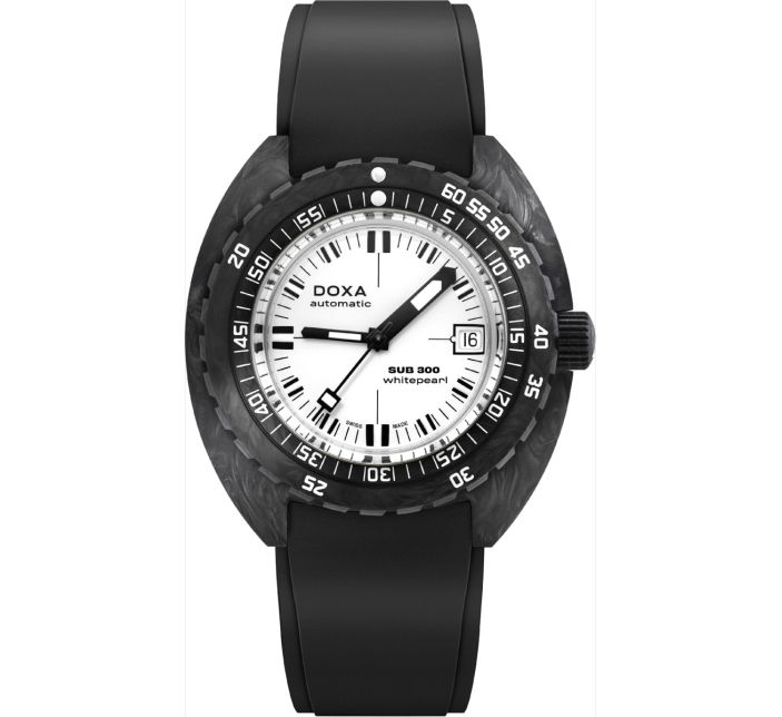 Montre Doxa SUB 300 Carbon Whitepearl