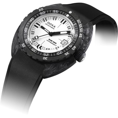 Montre Doxa SUB 300 Carbon Whitepearl