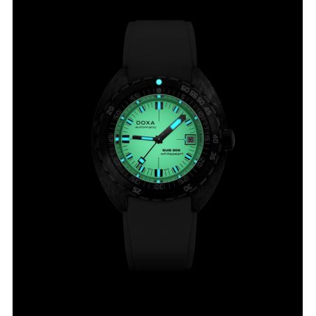Montre Doxa SUB 300 Carbon Whitepearl