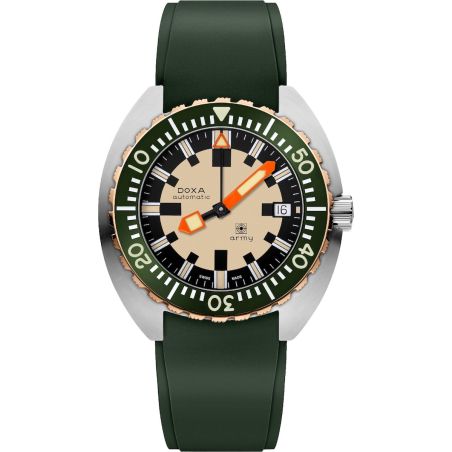 Montre Doxa Army Green Bronze