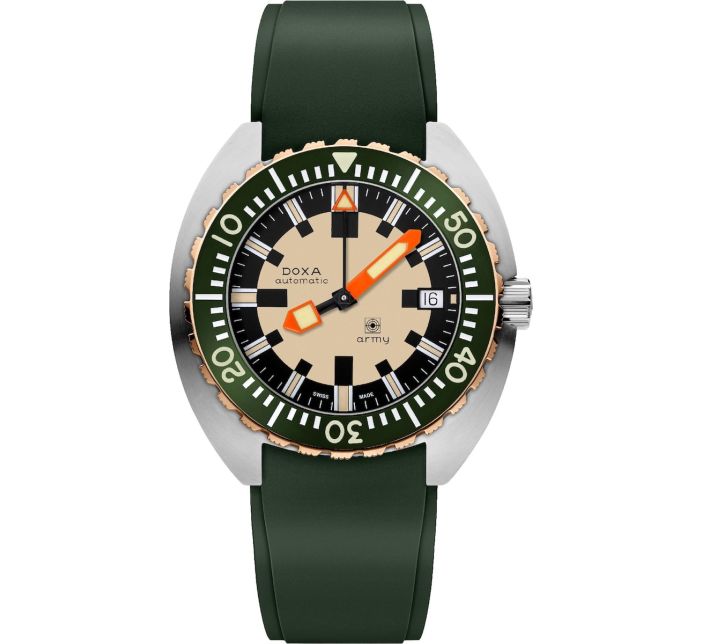 Montre Doxa Army Green Bronze