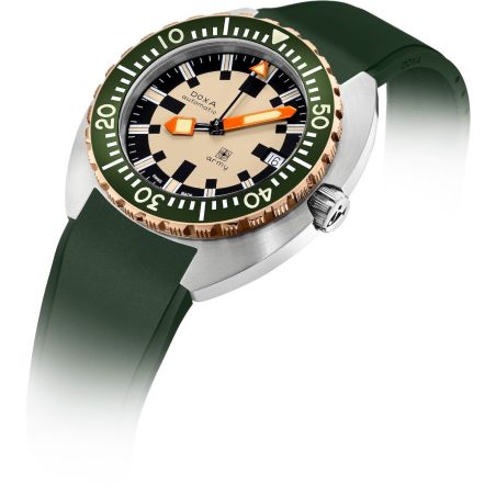 Montre Doxa Army Green Bronze