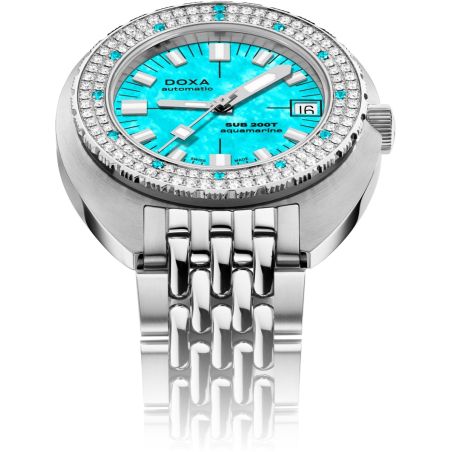 Montre Doxa SUB 200T Diamonds Aquamarine