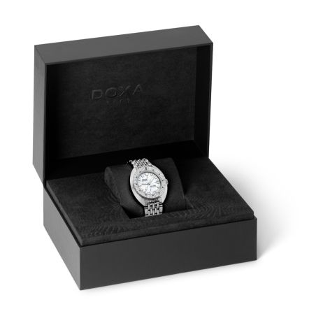 Montre Doxa SUB 200T Diamonds Whitepearl