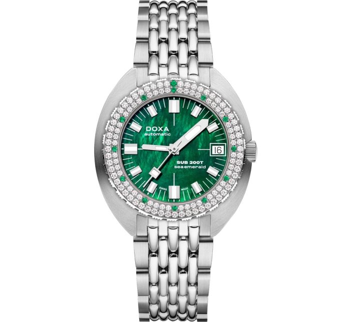 Montre Doxa SUB 200T Diamonds Sea Emerald