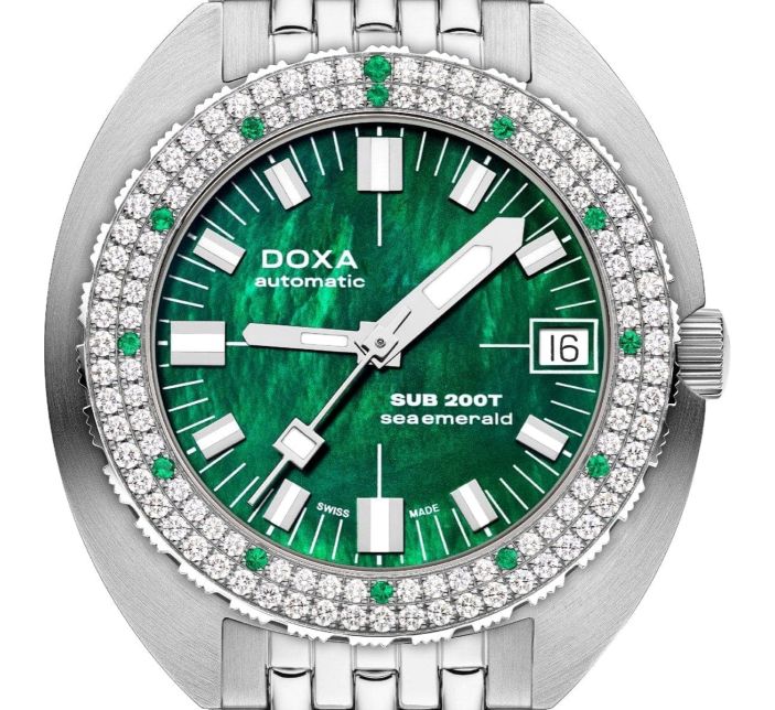 Montre Doxa SUB 200T Diamonds Sea Emerald