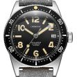 Montre Chronofixe Diver Leather | Light Gray Suede
