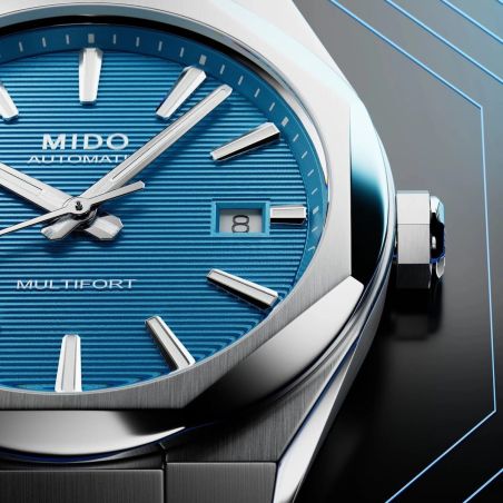 Montre Mido Multifort 8 One Crown Blue