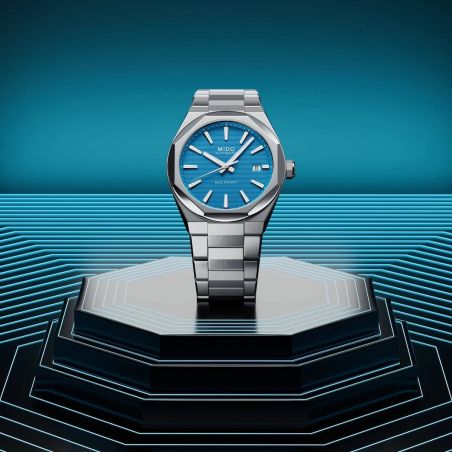 Montre Mido Multifort 8 One Crown Blue