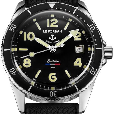 Montre Le Forban Brestoise Noir