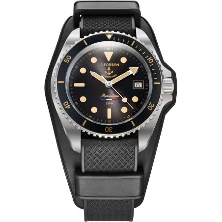 Montre Le Forban Marseillaise Noir Onyx