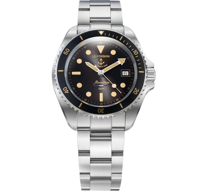 Montre Le Forban Marseillaise Noir Onyx