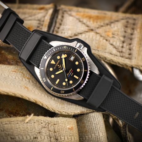 Montre Le Forban Marseillaise Noir Onyx