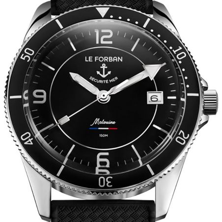 Montre Le Forban Sécurité Mer Malouine | Noir