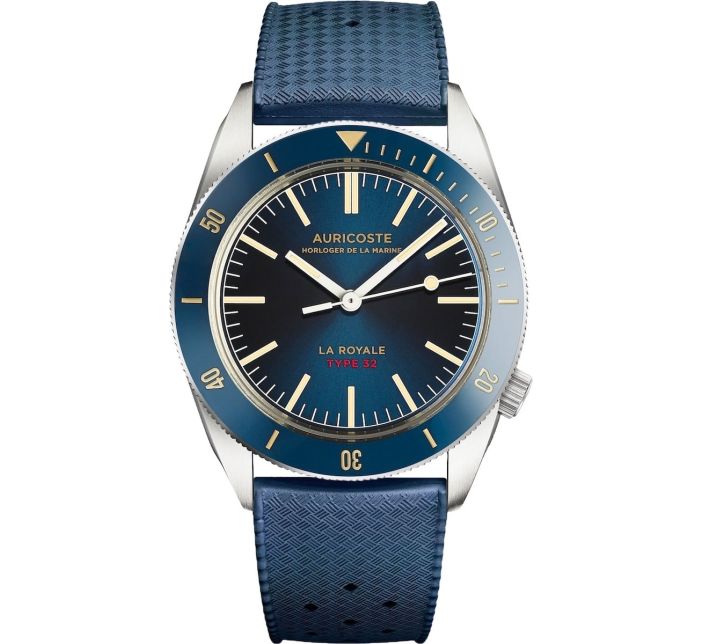 Montre Auricoste La Royale Type 32 Bleue