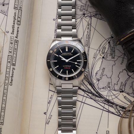 Montre Auricoste La Royale Type 32 Noire