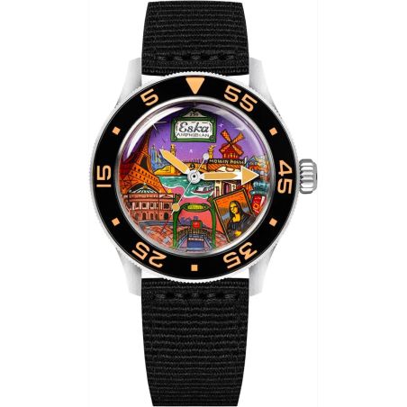 Montre Eska Amphibian 250 "Cœur de Paris"