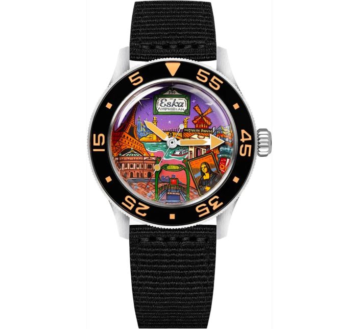 Montre Eska Amphibian 250 "Cœur de Paris"