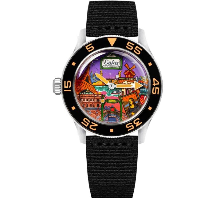 Montre Eska Amphibian 250 "Cœur de Paris" Destro