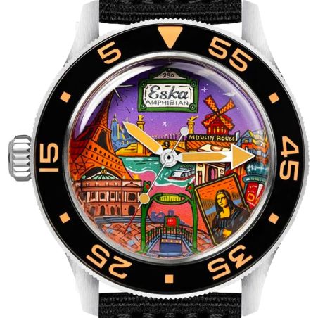 Montre Eska Amphibian 250 "Cœur de Paris" Destro