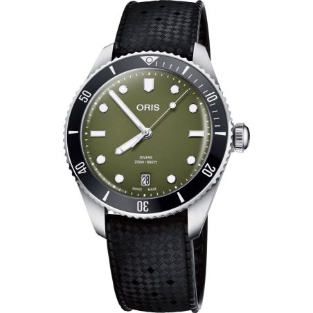 Montre Oris Divers Date Green 01 733 7795 4057-Set