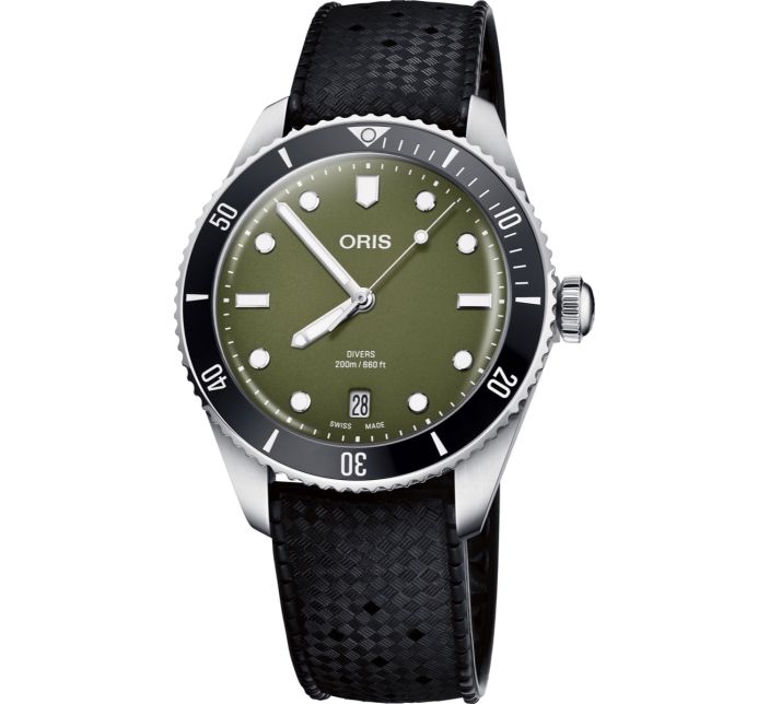 Montre Oris Divers Date Green 01 733 7795 4057-Set