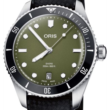 Montre Oris Divers Date Green 01 733 7795 4057-Set