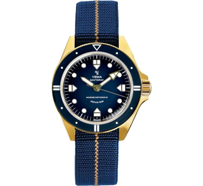 Montre Yema Navygraf Marine Nationale 400th Anniversary YMHF1591MN-GG