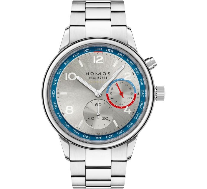 Montre Nomos Club Sport Neomatik Mondial Argent 791