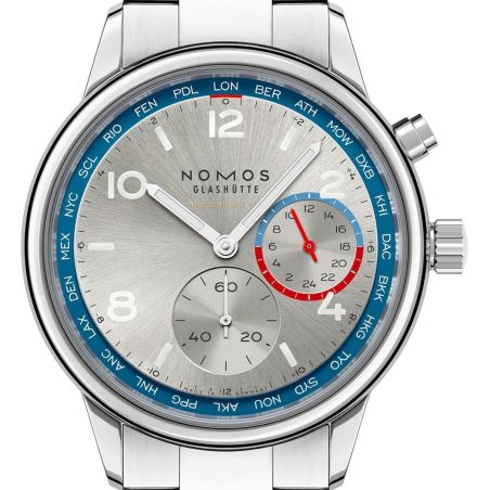 Montre Nomos Club Sport Neomatik Mondial Argent 791