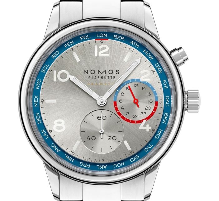 Montre Nomos Club Sport Neomatik Mondial Argent 791