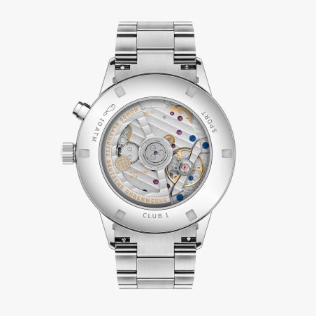 Montre Nomos Club Sport Neomatik Mondial Argent 791