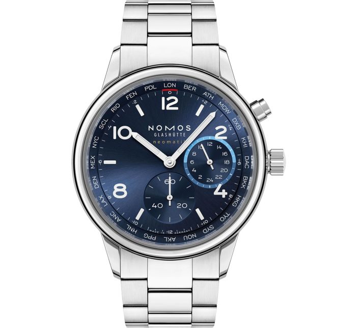 Montre Nomos Club Sport Neomatik Mondial Bleu 790