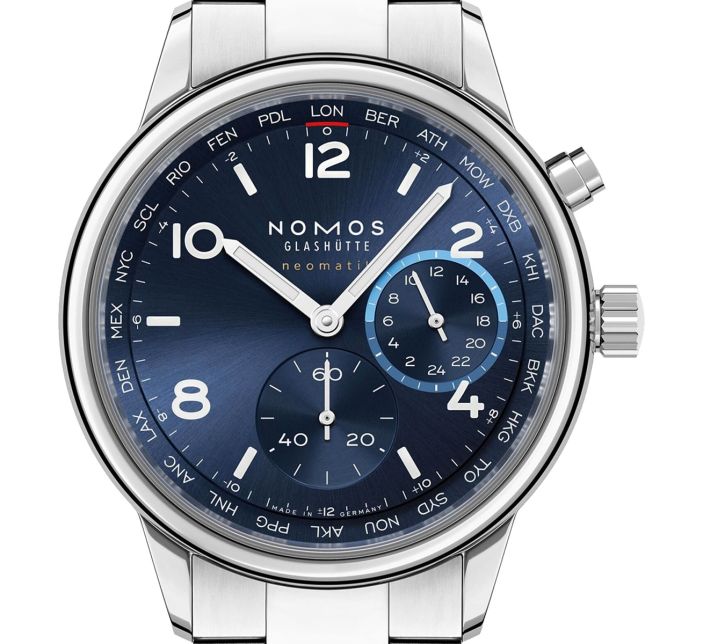 Montre Nomos Club Sport Neomatik Mondial Bleu 790