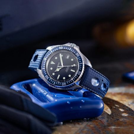 Montre HGP Diver 200M Bleue