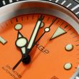 Montre HGP Diver 200M Orange