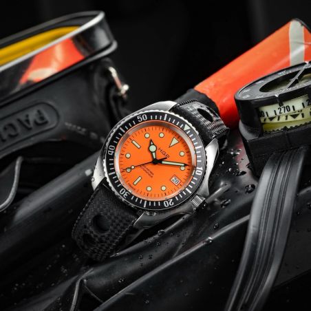 Montre HGP Diver 200M Orange
