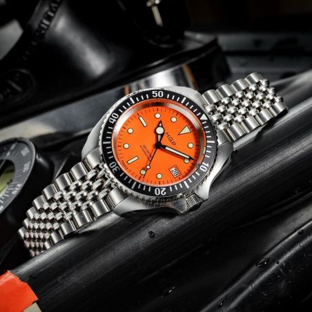 Montre HGP Diver 200M Orange