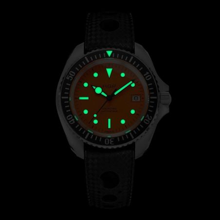 Montre HGP Diver 200M Orange