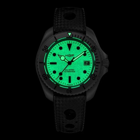 Montre HGP Diver 200M Night Diver