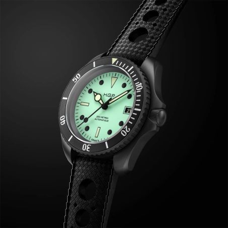 Montre HGP Diver 200M Night Diver PVD